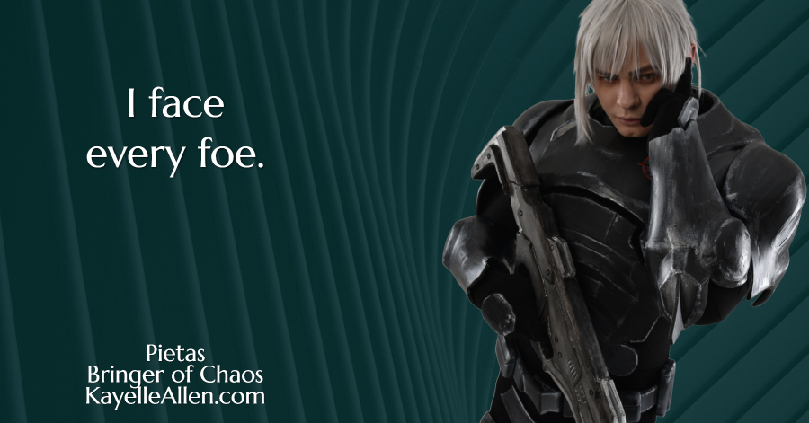#Quotes I face every foe. Ritual of Strength, Bringer of Chaos series by Kayelle Allen. Performer Nik Nitsvetov @nitsvetov #PietasFans #SciFi https://kayelleallen.com/ritual-10-every-foe #Quotes I face every foe. Ritual of Strength, Bringer of Chaos series by Kayelle Allen. Performer Nik Nitsvetov @nitsvetov #PietasFans #SciFi https://kayelleallen.com/ritual-10-every-foe