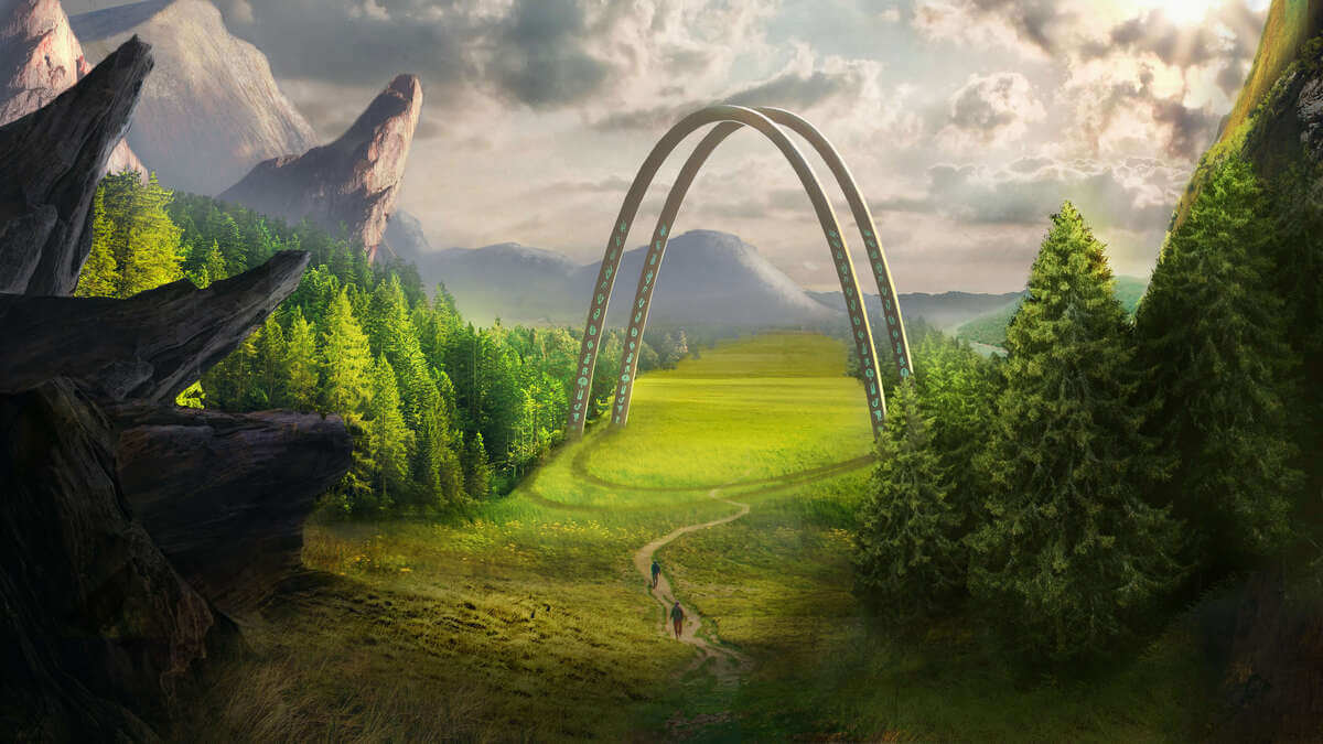 The Gates of Life from The Last Vhalgenn and Trailing Kaiwulf - art by Nano-Core