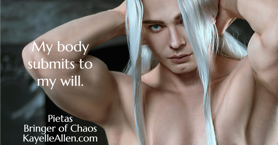 #PietasFans #Ritual My body submits to my will #SciFi Performer Nik Nitsvetov @nitsvetov Bringer of Chaos series by Kayelle Allen