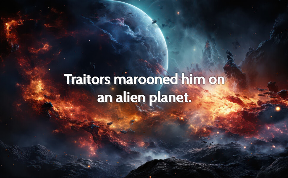 Traitors marooned the immortal king on an alien planet.