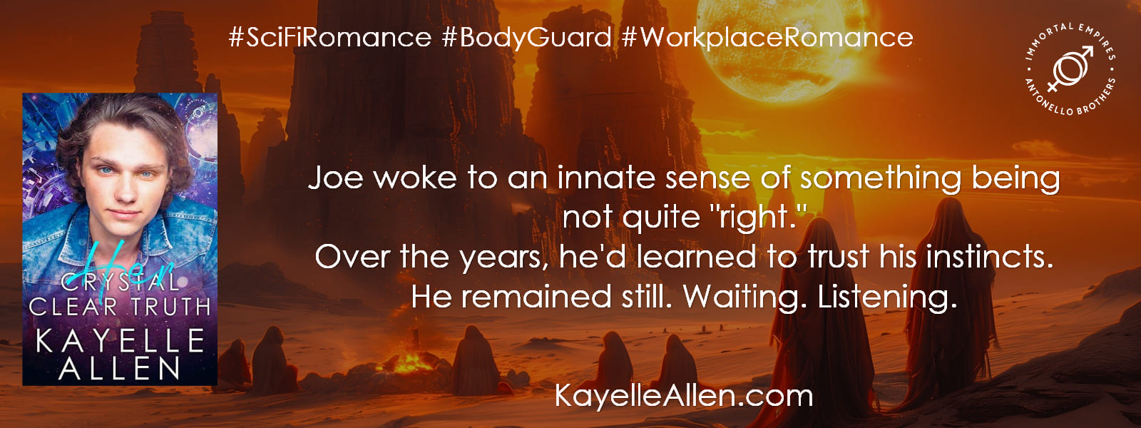 Her Crystal Clear Truth by Kayelle Allen #SciFiRomance #Bodyguard Her Crystal Clear Truth by Kayelle Allen #SciFiRomance #Bodyguard