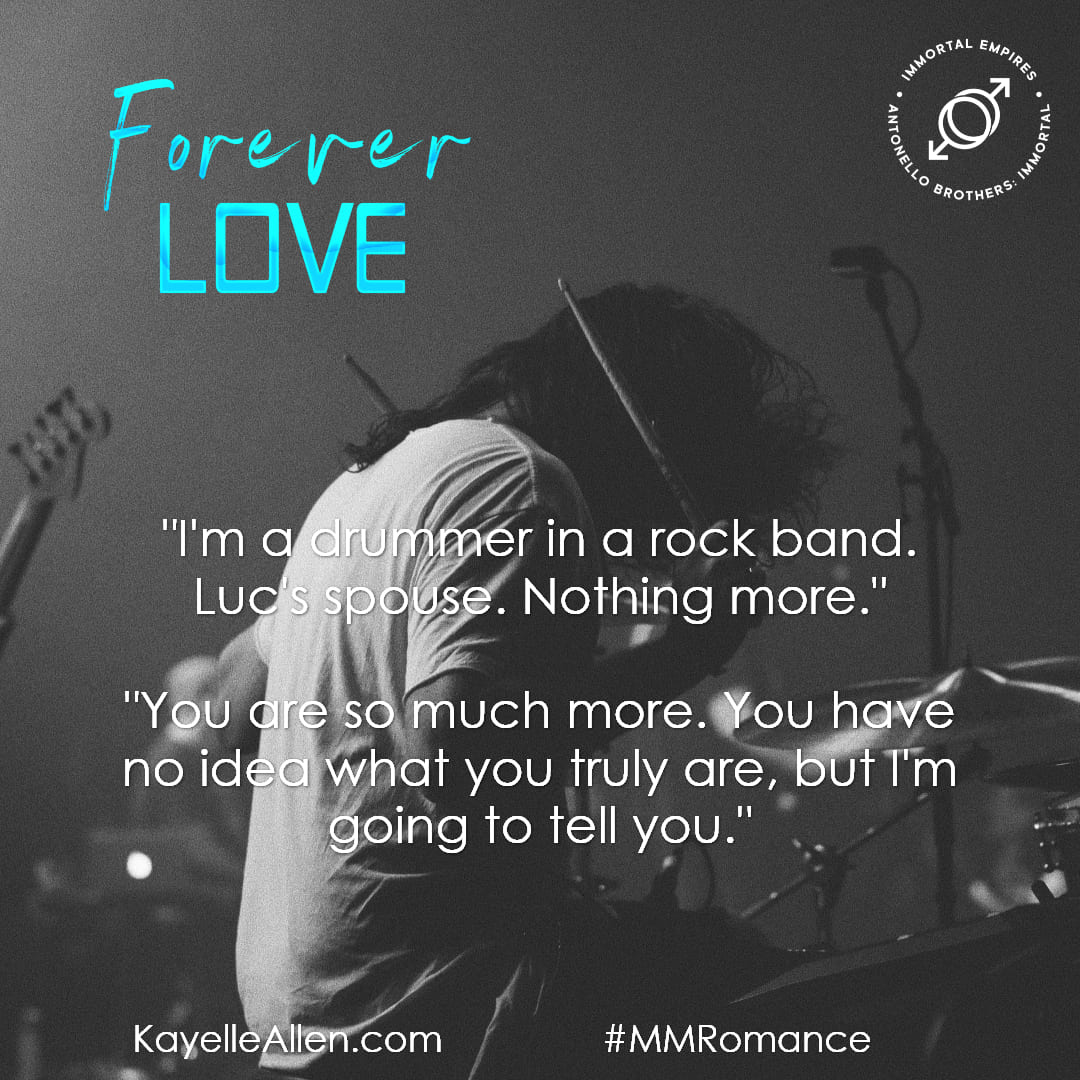 Forever Love: Antonello Brothers Immortal #MMRomance #LitRPG #SciFiRomance