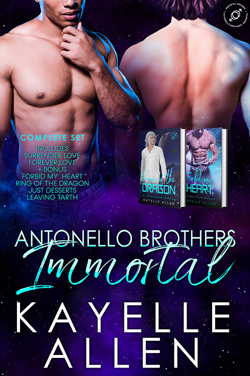 Antonello Brothers: Immortal series by Kayelle Allen #SciFi #MMRomance