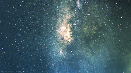 Galaxy - Zoom Wallpaper by Kayelle Allen