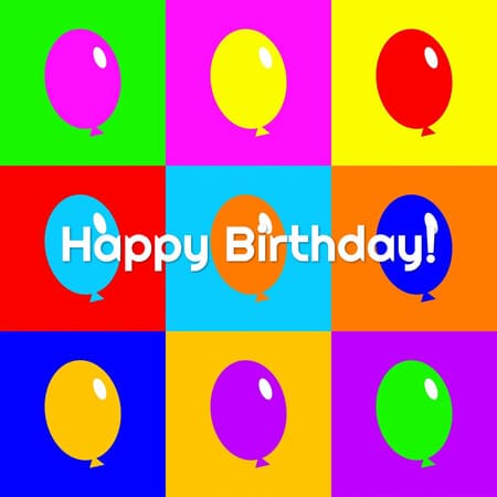 Happy birthday banners