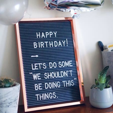 Happy birthday banners