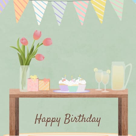 Happy birthday banners