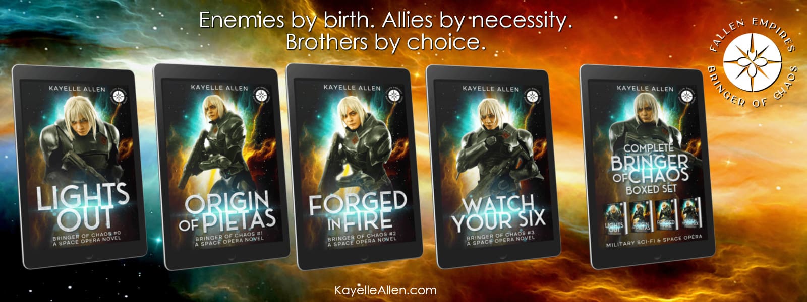 Bringer of Chaos series #SciFiBooks #SpaceMarines #PietasFans