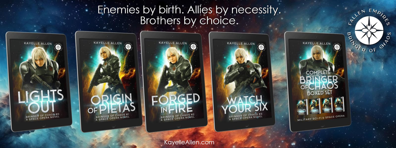 Bringer of Chaos series #SciFiBooks #SpaceMarines #PietasFans