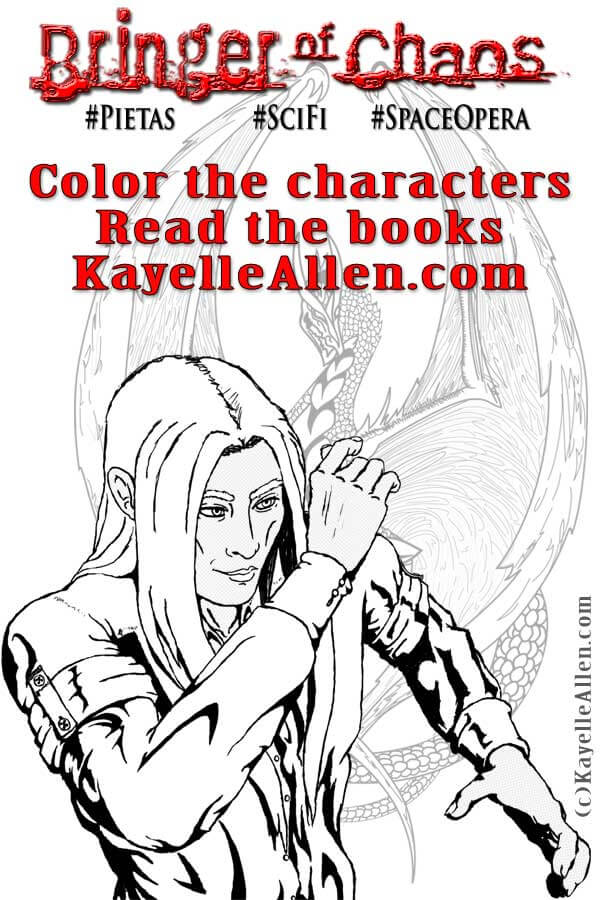 Download a set of 7 free coloring books #Coloring #ColoringBooks #SciFi #SpaceOpera 