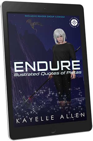 Free illustrated Sci-Fi book: Endure by Kayelle Allen #SciFi #Quotes