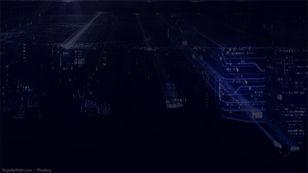 Cityscape - Dark Urban Zoom Background by Kayelle Allen Cityscape - Dark Urban Zoom Background by Kayelle Allen