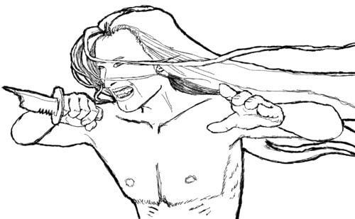 From the "Does He" series by Jamin Allen From the "Does He" series by Jamin Allen