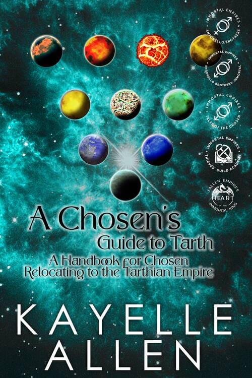 A Chosen's Guide to Tarth: A Handbook for Chosen Relocating to the Tarthian Empire #SciFiRomance #PietasFans #LucRah #MMRomance A Chosen's Guide to Tarth: A Handbook for Chosen Relocating to the Tarthian Empire #SciFiRomance #PietasFans #LucRah #MMRomance