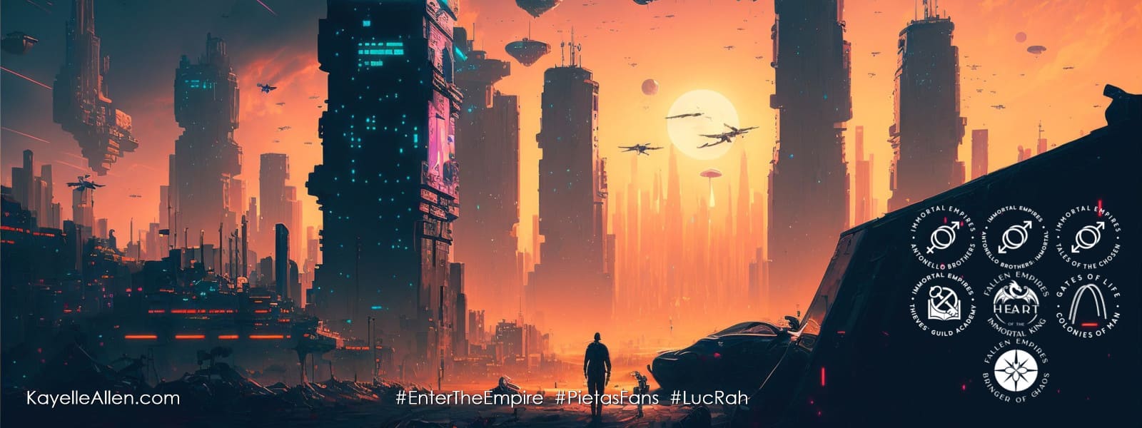 Enter the Empire with handy guidebooks #EnterTheEmpire #PietasFans #LucRah Enter the Empire with handy guidebooks, SciFi, Behind the Scenes