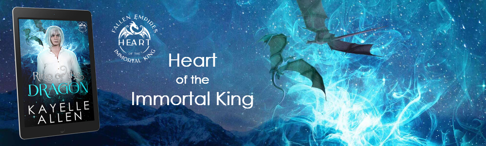 Ring of the Dragon: Heart of the Immortal King #SciFi #MMRomance