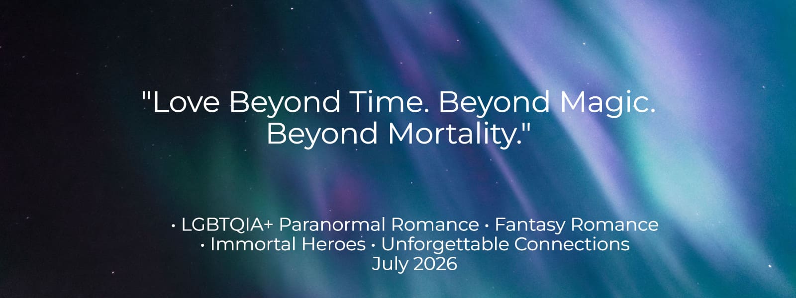LGBTQIA+ PNR Immortal Romance Paranormal & Fantasy