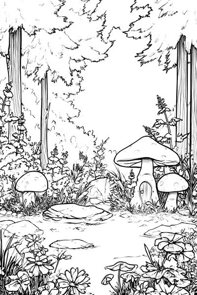 Spooky Forest Coloring Book Spooky Forest Coloring Book