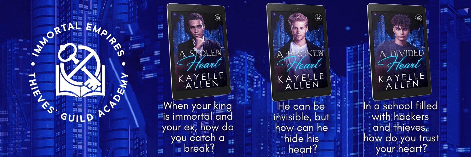 #SciFi #MMRomance Thieves' Guild Academy series by Kayelle Allen