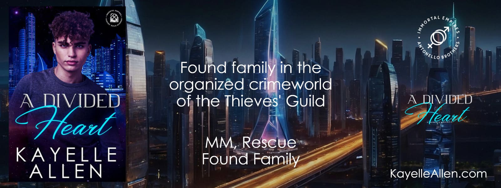 A Divided Heart #MMRomance #SciFi #AcademyRomance