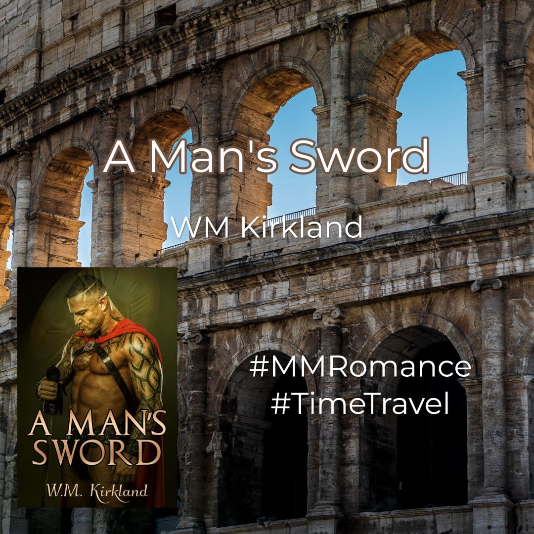 #Review: A Man's Sword by WM Kirkland #MMRomance #TimeTravel