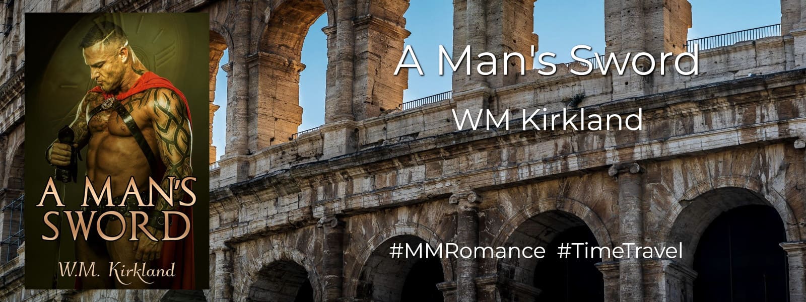 #Review: A Man's Sword by WM Kirkland #MMRomance #TimeTravel